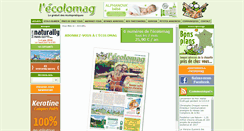 Desktop Screenshot of ecolomag.fr