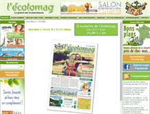 Tablet Screenshot of ecolomag.fr